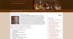 Desktop Screenshot of fineartrestorers.com